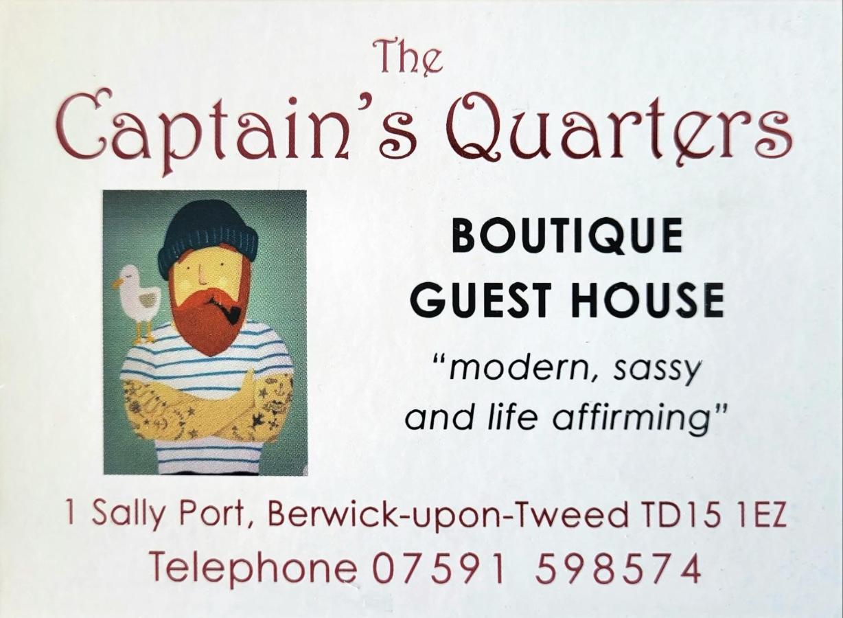 The Captains Quarters Hotel Berwick Upon Tweed Exterior photo